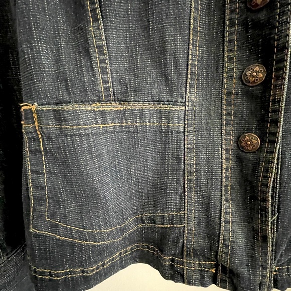 Live a little denim jacket from nordstroms size small - Picture 3 of 11